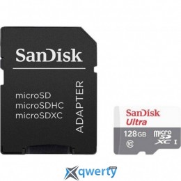 microSD 128GB SanDisk Ultra Light UHS-I Class 10 +SD адаптер (SDSQUNB-128G-GN6TA)