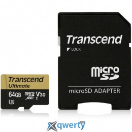 Transcend 64GB microSDXC class 10 UHS-I U3 MLC (TS64GUSDU3M)