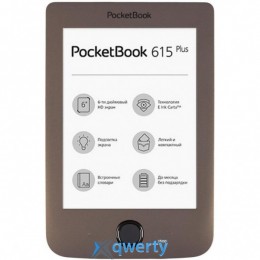PocketBook 615 Plus Dark Brown (PB615-2-X-CIS)
