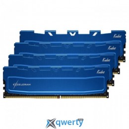 EXCELERAM Kudos Blue DDR4 2133MHz 32GB (4x8) PC-17060 (EKBLUE4322115AQ)
