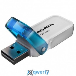 ADATA 16GB USB 2.0 UV240 White (AUV240-16G-RWH)