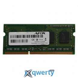 AFOX SODIMM DDR3-1600 2GB PC3-12800 (AFSD32BM1P)