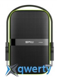 Silicon Power 2.5 USB 3.1 4TB Armor A60 Black (SP040TBPHDA60S3K)