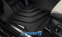 Резиновые коврики передние черные BMW F25, F26 (51472458442)