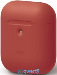 Elago A2 Silicone Case Red for Airpods with Wireless Charging Case (EAP2SC-RD)