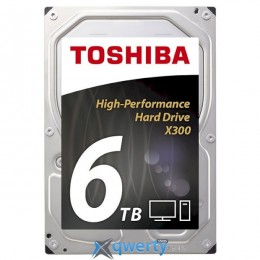 Toshiba High-Performance X300 10TB 7200rpm 256MB HDWR11AUZSVA 3.5 SATA III