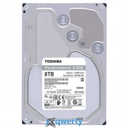 Toshiba High-Performance X300 8TB 7200rpm 128MB HDWF180UZSVA 3.5 SATA III