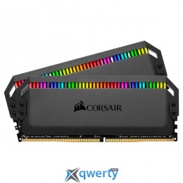 Corsair DDR4-3200 16GB PC4-25600 (2x8) Dominator Platinum RGB Black (CMT16GX4M2Z3200C16)