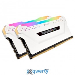 Corsair DDR4-3200 16GB PC4-25600 (2x8) Vengeance RGB Pro White (CMW16GX4M2C3200C16W)
