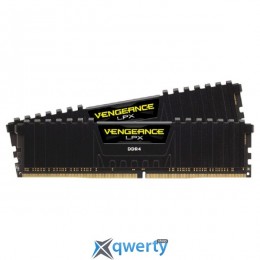 Corsair DDR4-3600 16GB PC4-28800 (2x8) Vengeance LPX Black (CMK16GX4M2B3600C18)