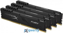 HyperX DDR4-2400 64GB PC4-19200 (4x16) Fury Black (HX424C15FB3K4/64)