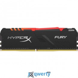KINGSTON HyperX DDR4-2400 8GB PC4-19200 Fury RGB Black (HX424C15FB3A/8)