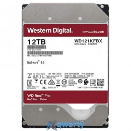 Western Digital Red Pro NAS 12TB 7200rpm 256MB WD121KFBX SATA III 3.5