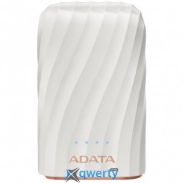 ADATA P1050C WHITE 10050MAH, OUT 2*5V*2,4A MAX, CABLE USB-C (AP10050C-USBC-CWH)