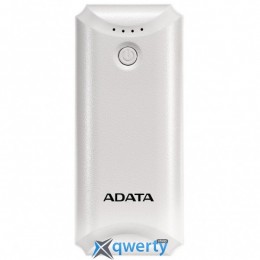 ADATA P5000 WHITE (5000MAH, 5V*1A, CABLE) (AP5000-USBA-CWH)