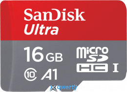 microSD SanDisk Ultra 16GB Class 10 A1 (SDSQUAR-016G-GN6MN)