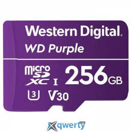 WD 256 GB microSDXC UHS-I U3 Class 10 Purple WDD256G1P0A