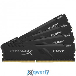 KINGSTON HyperX DDR4-3000 64GB PC4-24000 (4x16) Fury Black (HX430C15FB3K4/64)