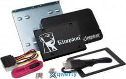 Kingston KC600 1TB 2.5 SATA III 3D TLC NAND Upgrade Kit (SKC600B/1024G)