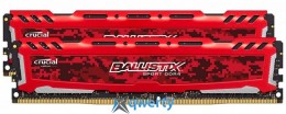 Crucial Ballistix Sport LT Red  DDR4 2666MHz 8GB (2x4) (BLS2K4G4D26BFSE)