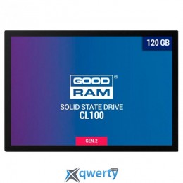Goodram SSD CL100 Gen.2 120GB SATA III (SSDPR-CL100-120-G2)  2.5