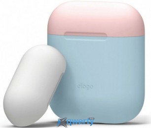 Elago Duo Case Pastel Blue/Pink/White for Airpods (EAPDO-PBL-PKWH)