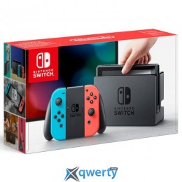 Nintendo Switch with Neon Red Joy-Con + Neon Blue Joy-Con Controllers (прошиваемая ревизия)