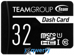 microSD Team Dash Card 32GB Class 10 +SD адаптер (TDUSDH32GUHS03)