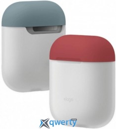 Elago Duo Case Nightglow Blue/Italian Rose/Coral Blue for Airpods (EAPDO-LUBL-IROCBL)