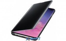 Samsung Clear View Cover для смартфона Galaxy S10+ (G975) Black (EF-ZG975CBEGRU)