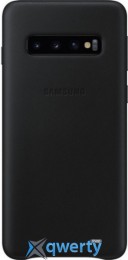 Samsung Leather Cover для смартфона Galaxy S10 (G973) Black (EF-VG973LBEGRU)