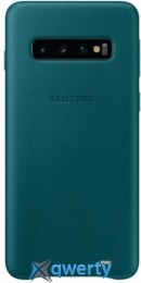 Samsung Leather Cover для смартфона Galaxy S10+ (G975) Green (EF-VG975LGEGRU)