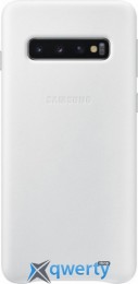 Samsung Leather Cover для смартфона Galaxy S10+ (G975) White (EF-VG975LWEGRU)