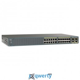 Cisco SB Catalyst 2960 Plus 24 10/100 + 2 T/SFP_LAN Lite (WS-C2960+24TC-S)