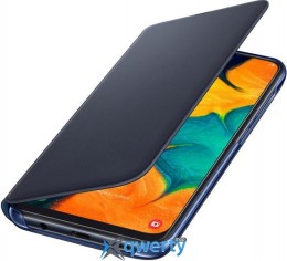 Samsung Wallet Cover для смартфона Galaxy A30 (A305F) Black (EF-WA305PBEGRU)