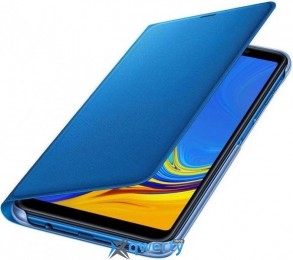Samsung Wallet Cover для смартфона Galaxy A7 2018 (A750) Blue (EF-WA750PLEGRU)