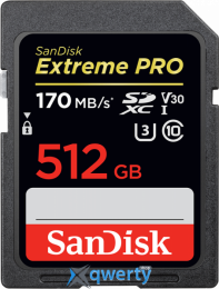 SD SanDisk Extreme PRO 512GB Class 10 V30 170MB/s (SDSDXXY-512G-GN4IN)