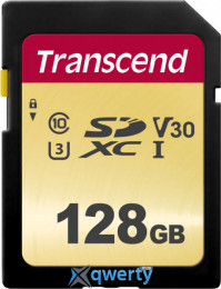 SD Transcend 500S 128GB Class 10 V30 (TS128GSDC500S)