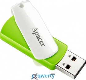 Apacer 64GB USB 2.0 AH335 Green/White (AP64GAH335G-1)