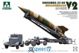 Takom WWII German V-2 Rocket Transporter/Erector Meillerwagen+Hanomag SS100 (5001)