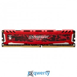CRUCIAL Ballistix Sport LT Red DDR4 3000MHz 8GB XMP (BLS8G4D30AESEK)