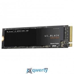 Western Digital Black SN750 NVMe SSD 500GB M.2 2280 PCIe 3.0 x4 3D NAND (TLC) (WDS500G3X0C)