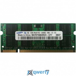 SAMSUNG SO-DIMM DDR2 800MHz 2GB (M470T5663RZ3-CF7)