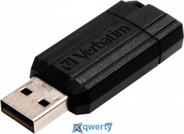 USB-A 2.0 64GB Verbatim PinStripe Black (49065)
