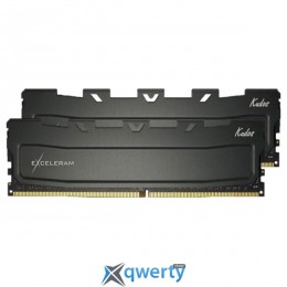 EXCELERAM Kudos Black DDR4 2666MHz 16GB (2x8) (EKBLACK4162618AD)