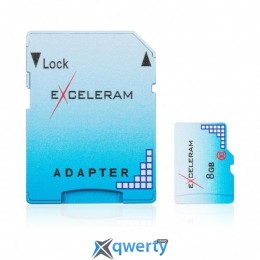 eXceleram 8GB microSD class 10 Color series (EMSD0002)