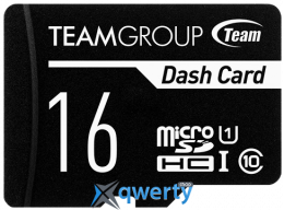 microSD Team Dash Card 16GB Class 10 +SD адаптер (TDUSDH16GUHS03)