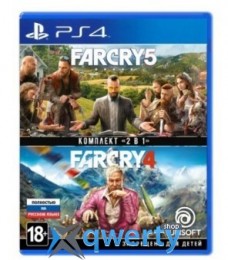 Far Cry 4 + Far Cry 5 PS4 (русская версия)
