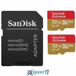 SANDISK 32GB microSD class 10 UHS-I U3 V30 A1 Extreme (SDSQXAF-032G-GN6AT)
