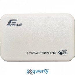Frime SATA HDD/SSD Plastic USB 3.0 White (FHE71.25U30) 2.5